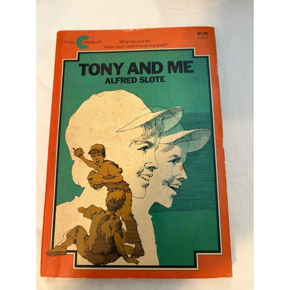 Tony and Me Alfred Slote Vintage 1976 Avon Camelot Paperback Baseball Book